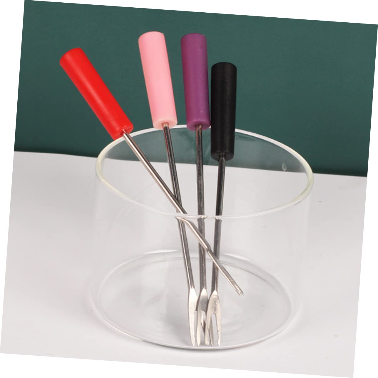 Forchette Fonduta Cioccolato - Set 5 Pezzi In Acciaio Inox Per Dessert E Barbecue - Foto 12