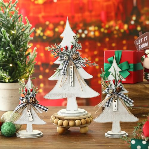 Soaoo-3-Pcs-Wooden-Christmas-Trees-Tabletop-Decoration-Rustic-Wood-Christmas-Trees-Xmas-Centerpieces-Freestanding-Table-Farmhouse-Xmas-Centerpiece-for-Table-Home-Decor-Red-BerryLarge Soaoo 3 Pcs Wooden Christmas Trees Tabletop Decoration Rustic Wood Christmas Trees Xmas Centerpieces Freestanding Table Farmhouse Xmas Centerpiece for Table Home Decor Red BerryLarge