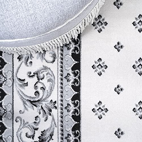Tapete Cream/Light Gray 2x10 Runner JONATHAN Y miniatura 3