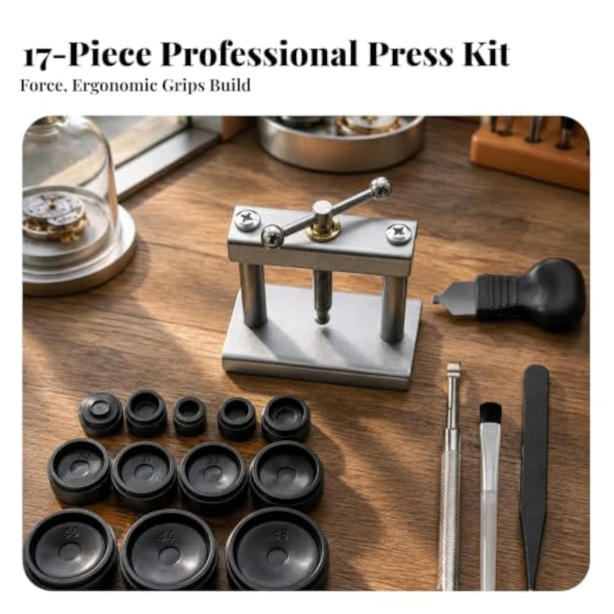 Professional Adjustable Watch Case Press Tool