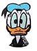 Produktbild Donald Duck - Disney - Aufnäher/Iron On Patch/Applikation - 4 x 6,5 cm