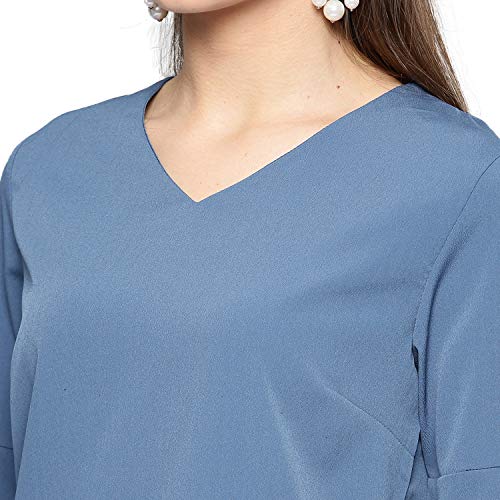 Image of Harpa Women V-Neck Solid Top