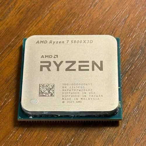 AMD Ryzen 7 5800X3D 8-core 16-Thread 3.4-4.5Ghz 3-Level Cache 96MB CPU Processor