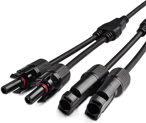 DMTI Conector Mc4 2 vias Y Cabo P/Ligação Paralelo Painel Solar - Par