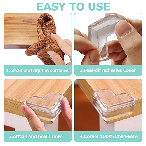 Paraspigoli Bambini 24 Pezzi Protezione Angoli e