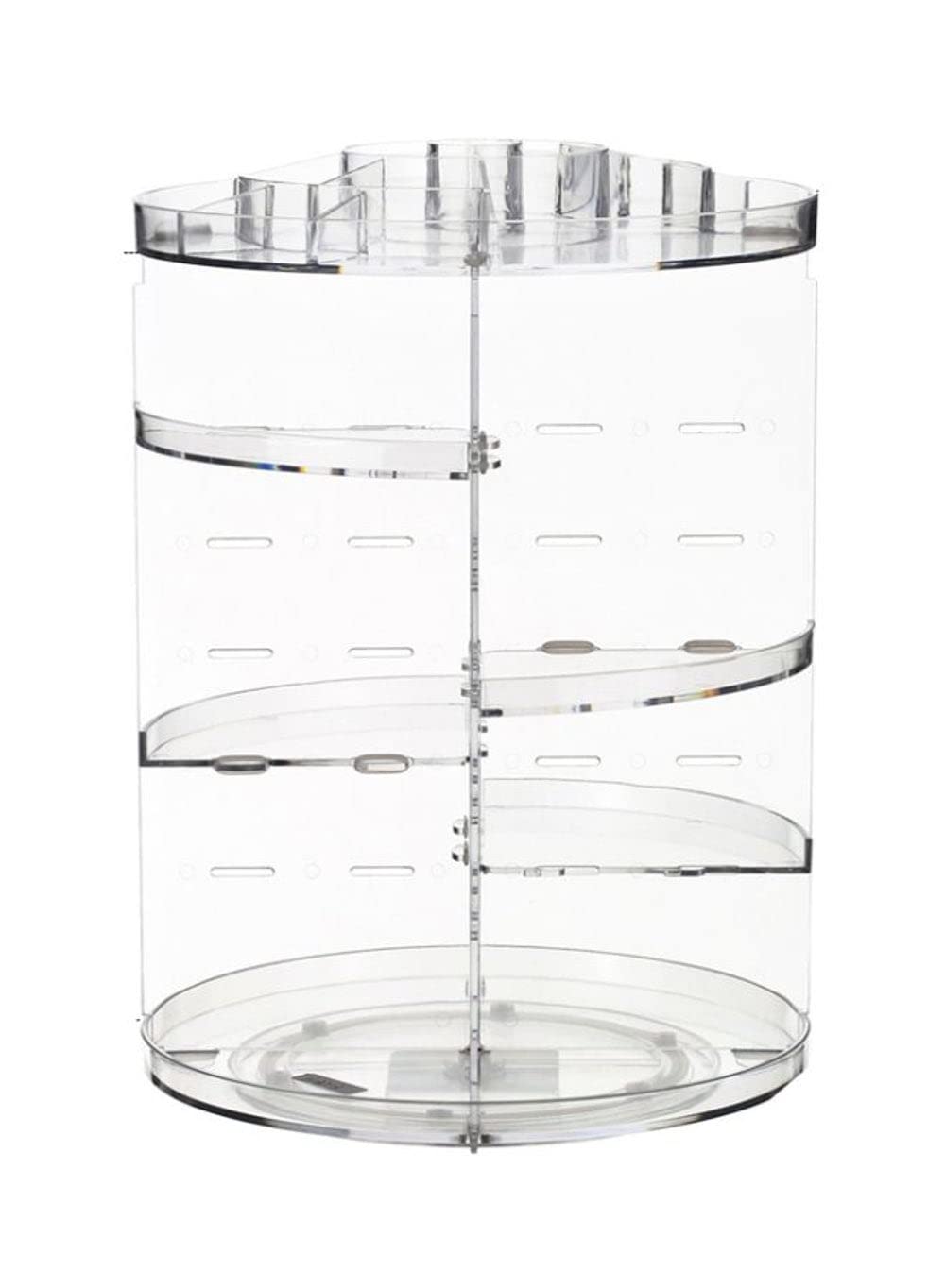 Dubai Gallery Rotating Makeup Organizer Clear