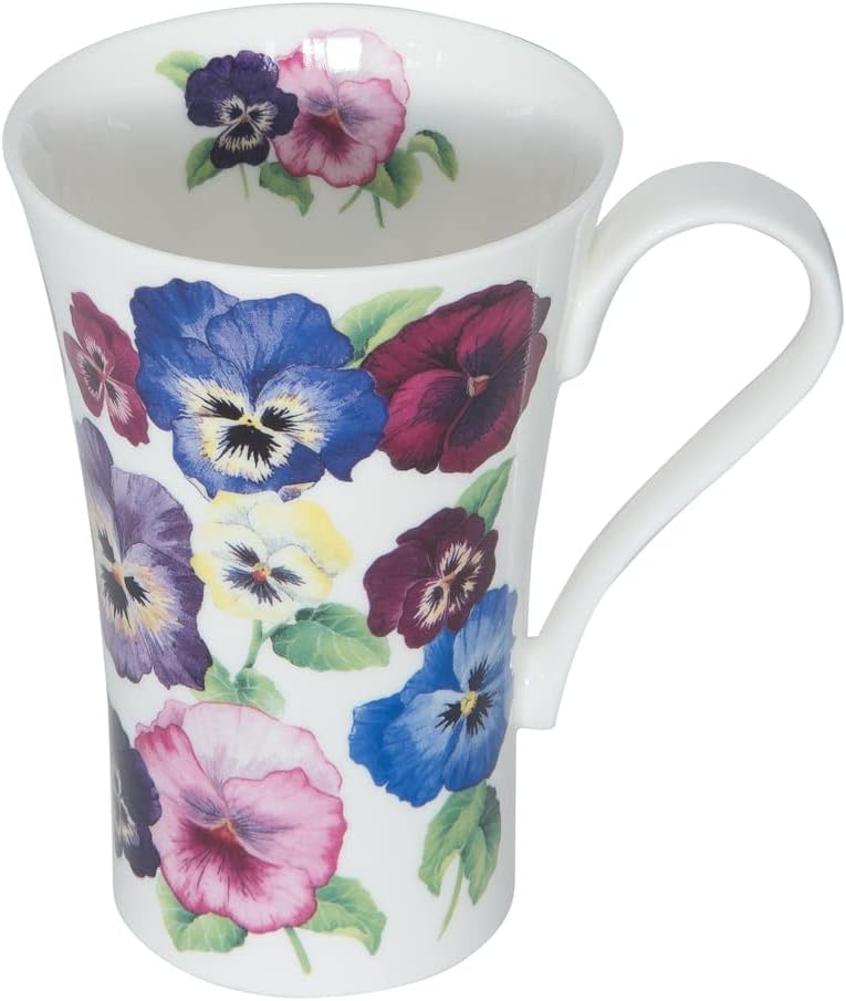 Roy Kirkham Latte Mug Pansy