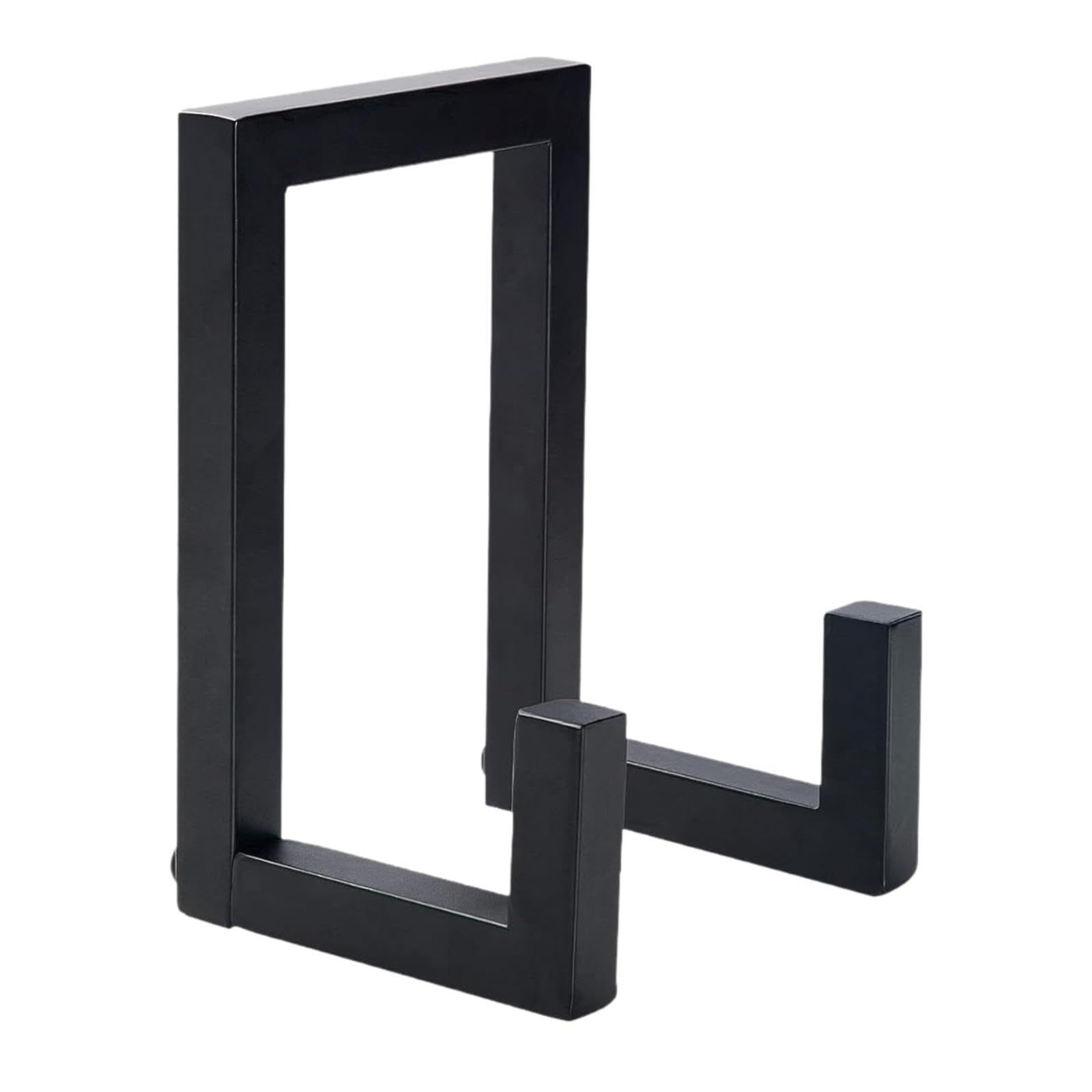 Soporte para amantes de la música en metal resistente, expositor elegante de vinilos