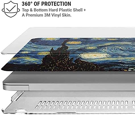 Skinit Case + Skin Compatible with MacBook Pro 16in (2019-20) - Bridgeman Art Van Gogh - The Starry Night Design
