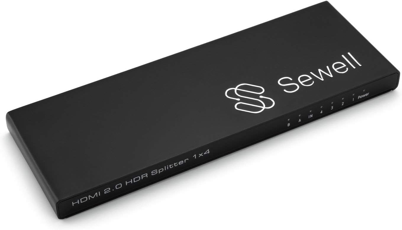 Cheap EchoSplit, 4K 1x4 HDMI Splitter with Downscaling to 1080p, HDCP 2.2