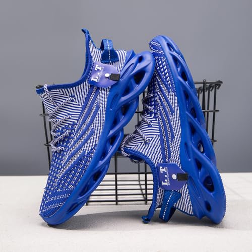 Image of DLWKIPV Men Running Shoes Men's Tennis Shoes Lightweight Breathable Fashion Sneakers Non Slip Workout Gym Shoes for Running