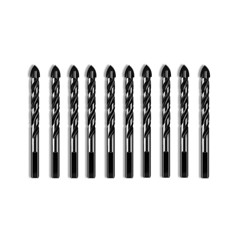 Printer Part for 10pcs 12mm Masonry Drill Bit,Drill with Tip Set for Brick,Stone,Concrete