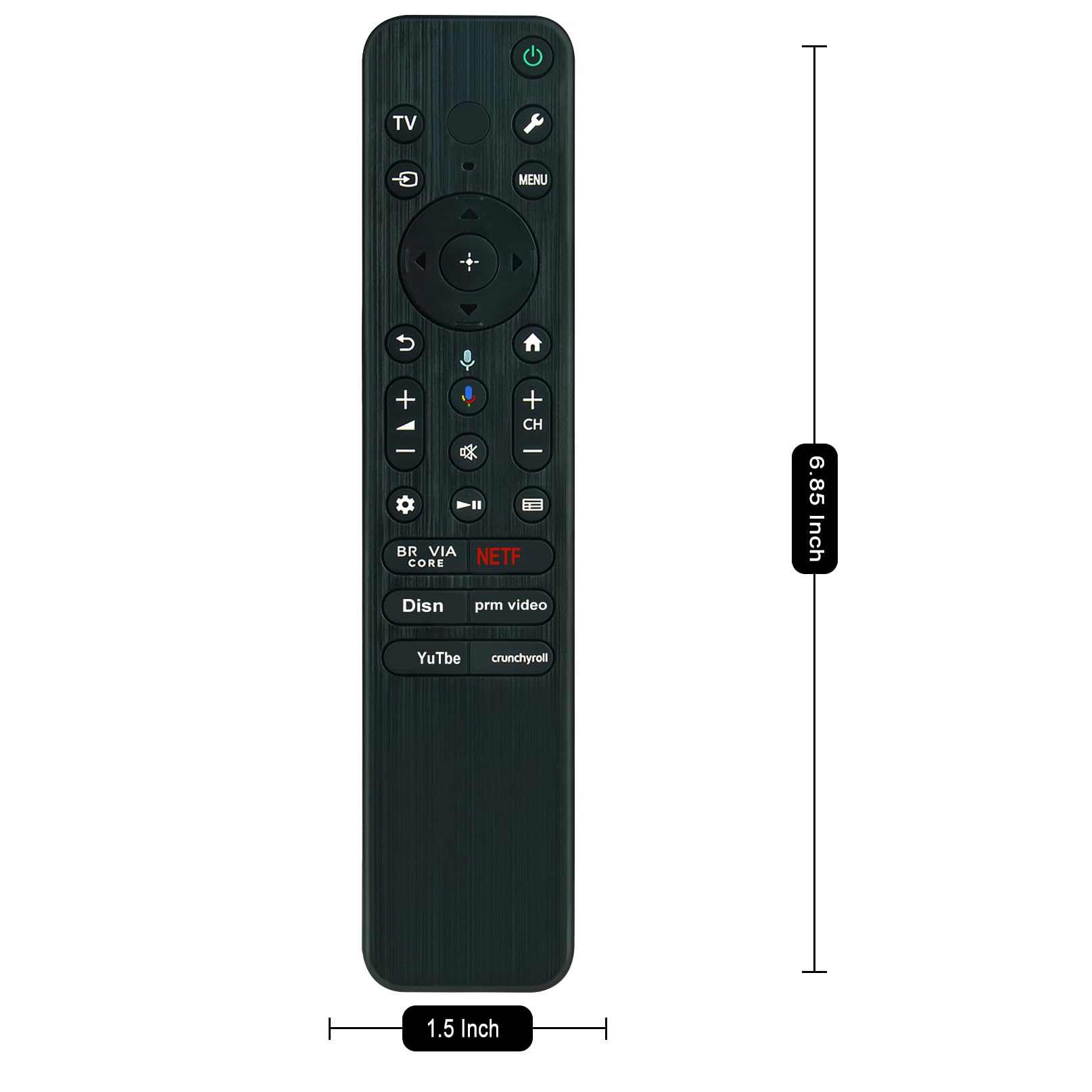AULCMEET RMT-TX450E Telecomando Sostitutivo Per Sony Bravia – Compatibile Con Modelli XR E KD Serie
