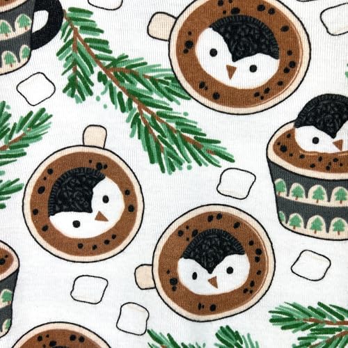 Image of Butterblu Family Jammies Matching Holiday Christmas Pajama Sets | GOTS Certified Organic Cotton for Baby, Toddler, Kids, Adults, and Pets, with Pockets, Perfect for Family Photos