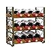 X-cosrack rustico impilabile per 12 bottiglie di vino a 3 ripiani autoportanti per vino, supporto da bancone e liquori, 41,9 x 17,8 x 41,9 cm, design H-Patent