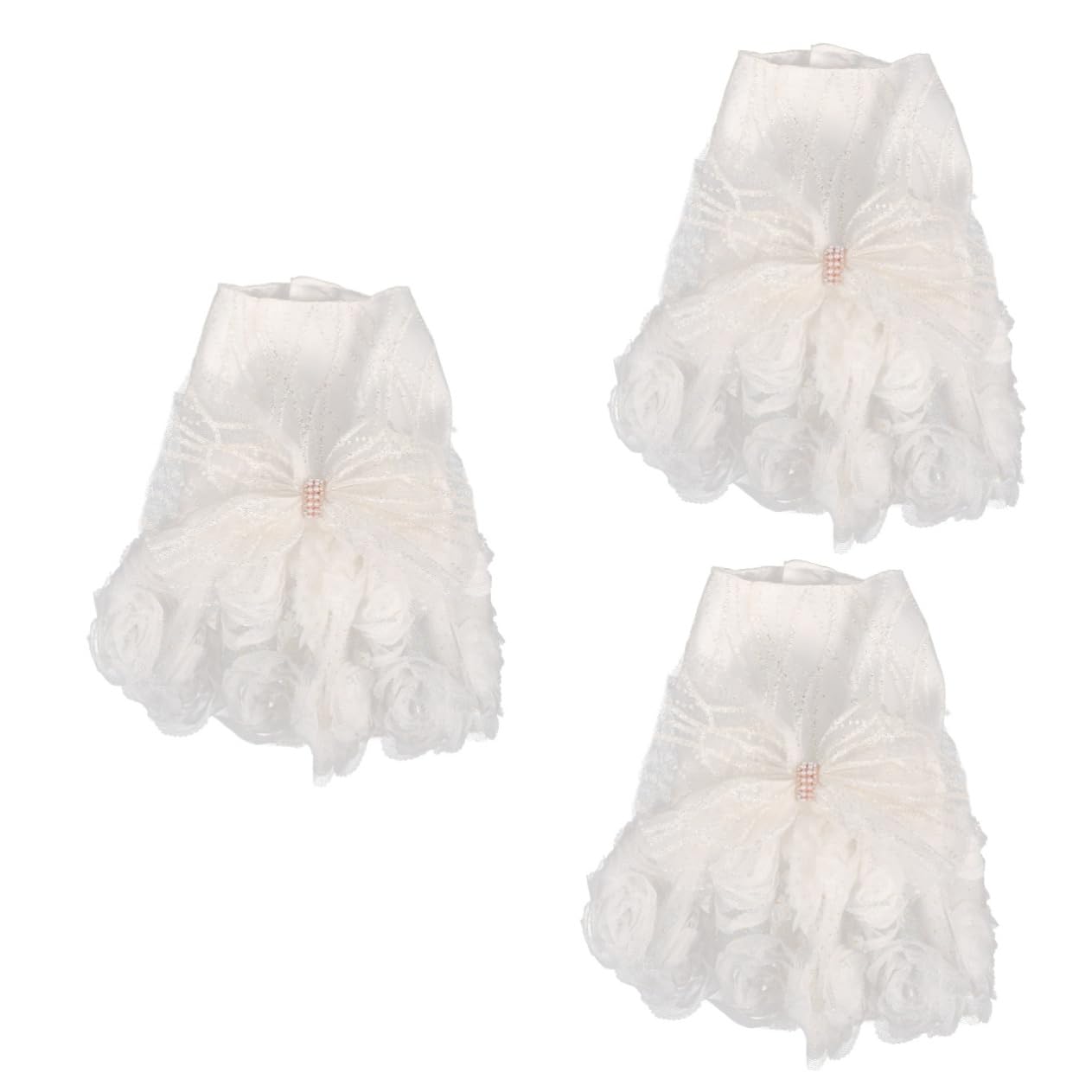 Robe de mariage pour chien tenue animaux compagnie blanche XS romantique