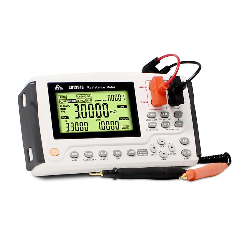 HEPUTECH CHT3548 HP3544 Handheld Precision DC Resistance Tester Range 0.1μΩ~3.1MΩ，HP3544-2H 2 Channel Resistance Test (HP3544-24H)