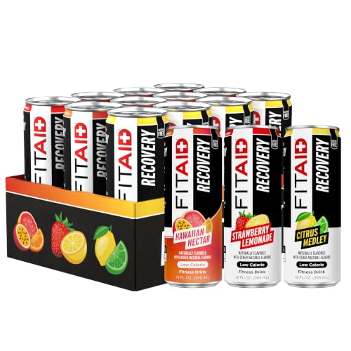 FITAID Post Workout Recovery, Variety Pack, 12 fl oz (12-Pack)