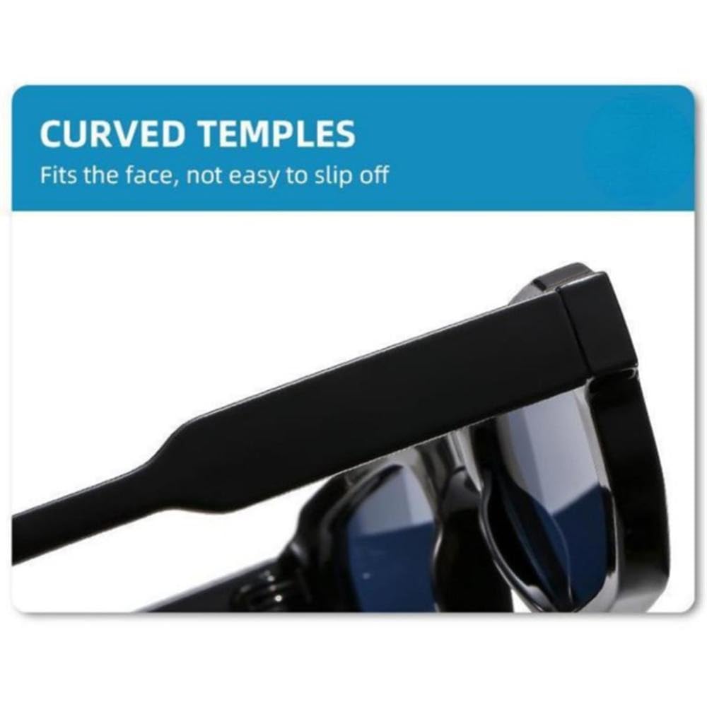 Gafas de sol vintage para hombre con montura rectangular, gafas de sol retro de moda con protección UV400, gafas para mu