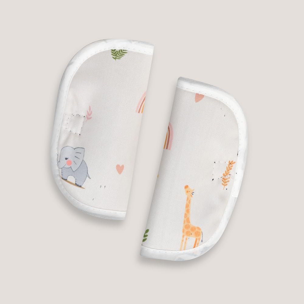 Materassino per passeggino universale Interbaby Safari Beige 100% cotone 84 x 34 cm traspirante