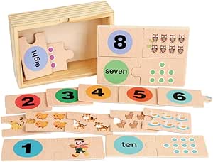 KUKUTrue® Montessori Speelgoed 3 4 5 6, Alfabet Woordenspel Speelgoed