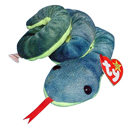 Ty - Serpentello di peluche Hissy, linea Beanie
