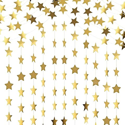 MIVAIUN Guirnalda de Papel de Estrellas Cover