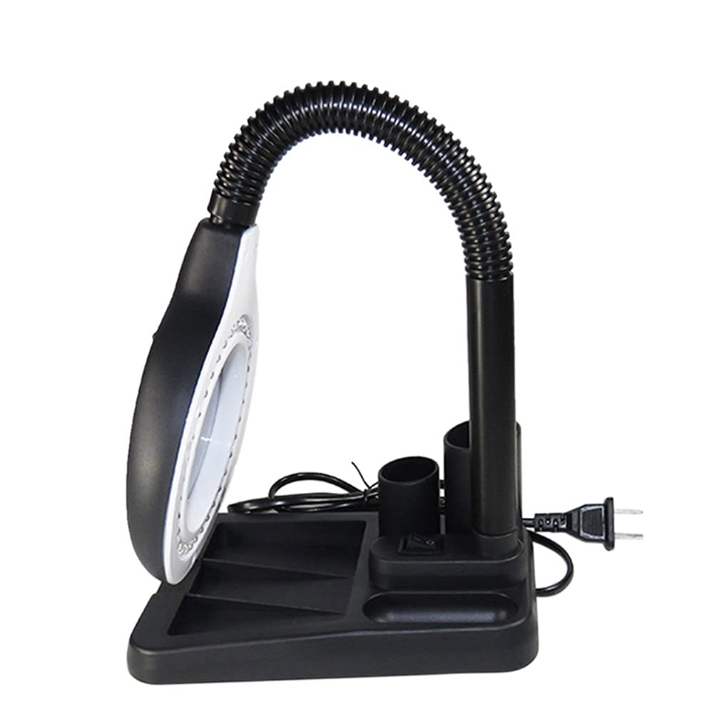 Profesjonalna Lampa Biurkowa Z Lupą 5X/10X Lupa Led Lekka Lampa Stołowa Do Czytania Ac110-6W Podświetlana Lampa Lupa