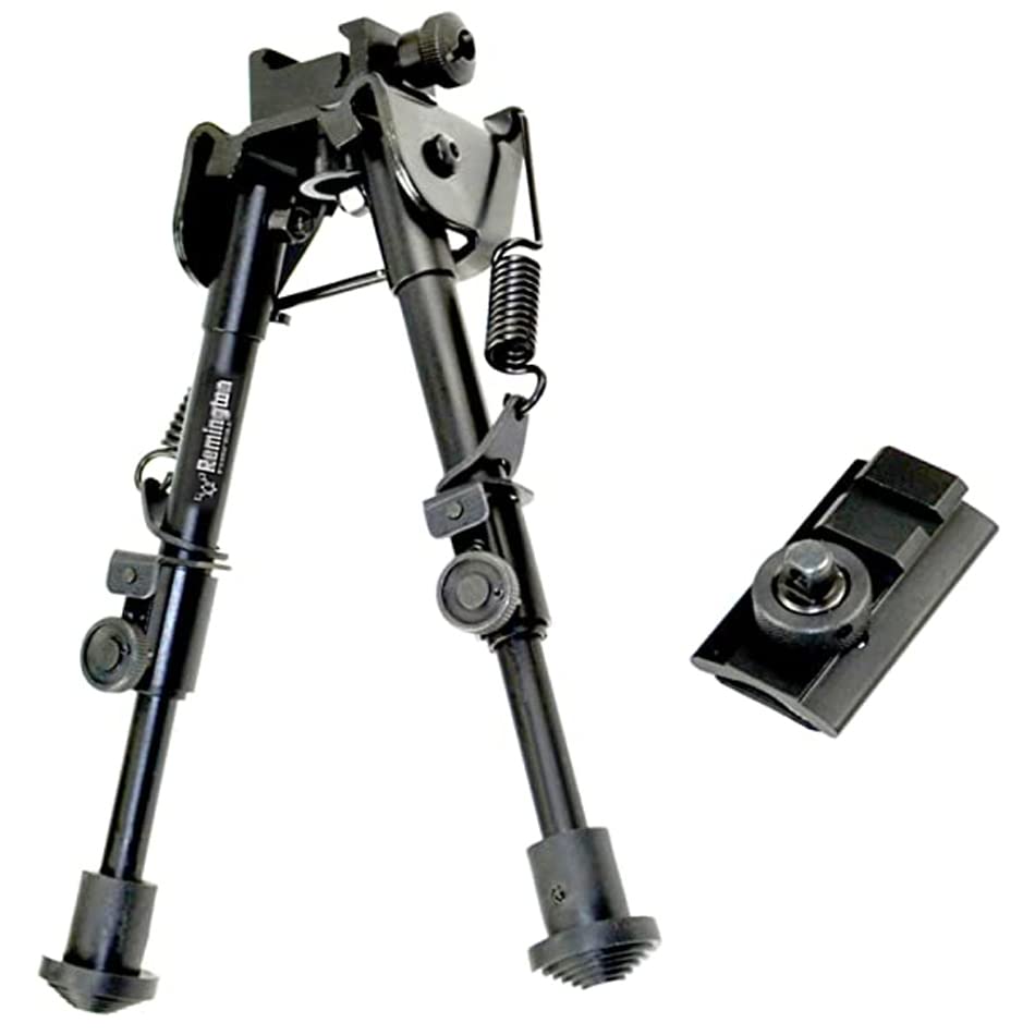 Bipiede tattico estensibile | Estensibile da 7,9“ a 6,1” pollici. Bipiede con slitta Picatinny da 20 mm per carabine, fucili e fucili a pallini