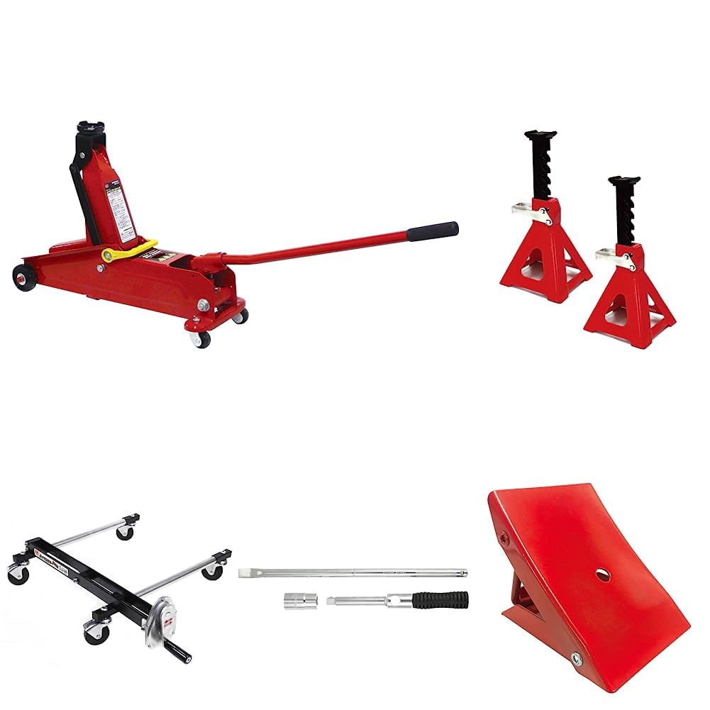 タイヤ交換セット！！油圧ジャッキ、ウマ、十字レンチ、トルクレンチ