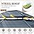 EROMMY 12'x14' Hardtop Gazebo, Double Roof Metal Canopy with Aluminum Frame, Netting and Shaded Curtains Included Permanent Outdoor Pavilion Gazebos for Patio, Backyard, Deck and Lawns