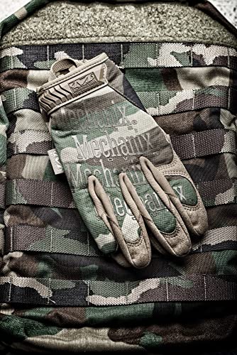 Image of Mechanix Wear - Original Woodland Camo Tactical Gloves (Small, Camouflage)