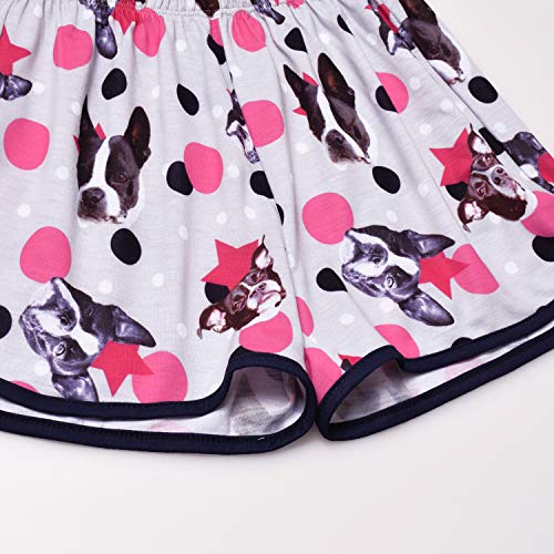 Jxstar Girls Dog Pj Sets Summer Pajamas Kids Cotton Sleepwear Shirt Shorts 6T 7T #TOP5