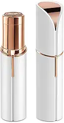 Depilador Facial Feminino Portátil Luz LED Recarregável Branco Indolor Precisão Sobrancelha Buço Pele Lisa Compacto