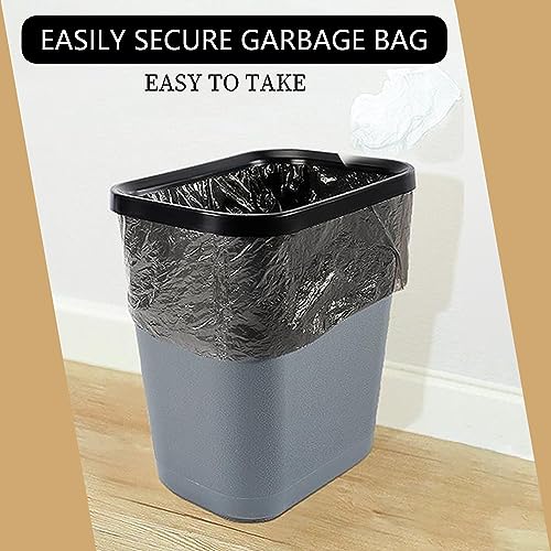 Set de 4 cestos de basura pequeños 8 litros celeste gris miniatura 4
