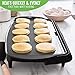 GreenLife 20” Extra Large Electric Griddle, Non-Toxic PFAS & PFOA-Free Ceramic Nonstick, Temperature Control, Quick Even Heating, Removable Drip Tray, Pancakes, Eggs, Sausage, Easy Clean, Black