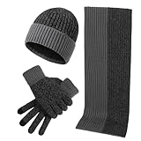 【Matériau super doux】---Fil acrylique de haute qualité, le chapeau est doté d'une doublure intérieure en peluche douce qui offre une chaleur supplémentaire sans sacrifier le confort.