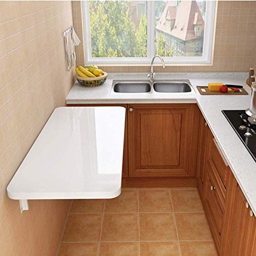 Table de cuisine murale rabattable et bureau compact gain de place pour petit appartement - 2