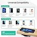 KPON Invisible Wireless Charger - 30mm Under Table QI Charger - Furniture Desk Wireless Charging Station for iPhone 13/12/11/X/8 and All Qi Standard Devices (with QC Adapter)