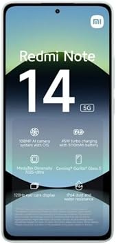 Xiaomi Redmi Note 14 5G 256GB Coral Green