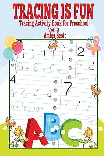 Tracing Is FUN : Tracing Activity Book For Preschool (Vol. 2) (Kids Fun Activity Books Series)
