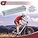 A ABSOPRO 38 Set 12G Bicycle Spokes 200mm Bike Wheel Spokes Carbon Steel Galvanized Silver Tone