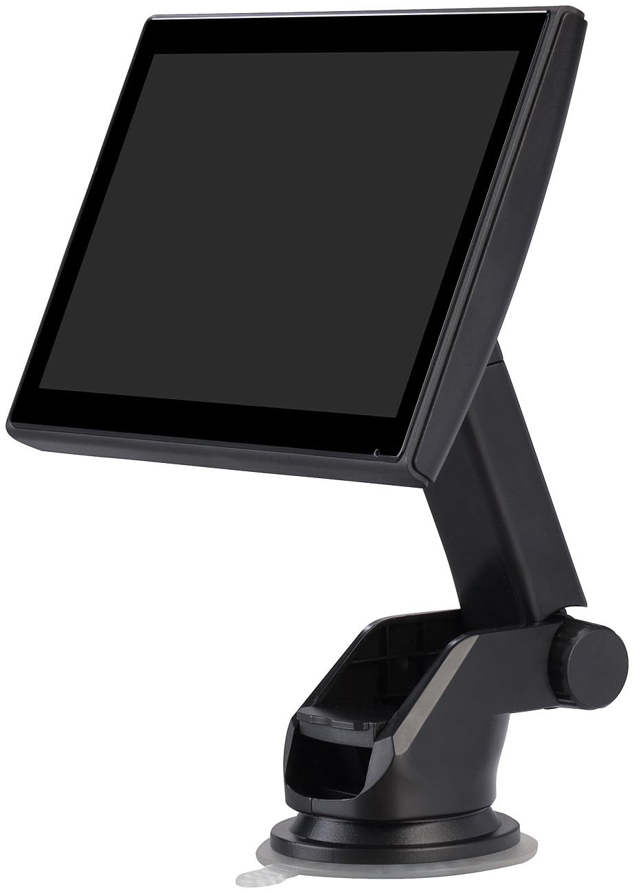 Lescars Navigation: IPS-HD-Touchscreen, 7"/17,8 cm, für Apple CarPlay & Android Auto, 360° (Apple Carplay Displays, Android Auto Display)
