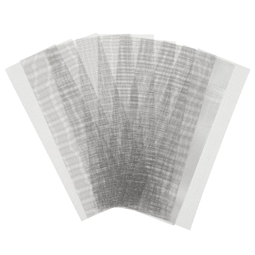 10 Pcs Stainless Steel Welding Mesh Screens 1.9x5.9in
