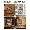 rowood Water Lily 3D Puzzle Building Set with LED,DIY Monet Wall Art Craft Kits for Adults,Home Decor Botanical Collection Gift on Christmas