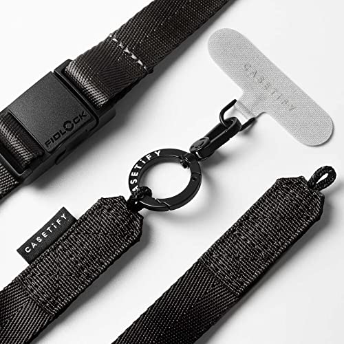 Image of CASETiFY Crossbody Utility Strap Parent, Military Black