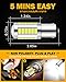 Auxbeam 1156 Reverse Light Bulbs, Super Bright 6500K White P21W BA15S Bulbs for Backup Reverse Lights, 3030-SMD Chipsets with Projector, Pack of 2