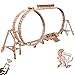 Wood Trick Roller Coaster 3D Wooden Puzzles for Adults and Kids to Build - Remote Control - 38 x 16.5 in - Dinosaurs Theme - Mechanical Wooden Model Kits for Adults and Kids - Electric Driven…