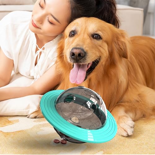 Welpenspielzeug Hundefutterspender, Hundefutterspender, Tierfutterspielzeug, Futterspielzeug, Puzzlespielzeug, Futterspender, Spielzeug, Hundepuzzle, Futterspender, (Yellow, 11.2x16.4x16.4cm)