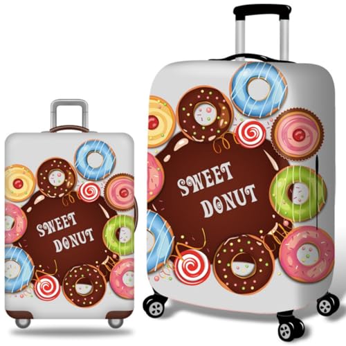 Funda para Maleta,Fundas Personalizadas AntiarañAzos para Maletas,Lavables,EláSticas,Funda Protectora Maletas con Ruedas,PequeñA,Mediana,Grande,Extragrande,Luggage Cover (Pan,M(22-24inch))